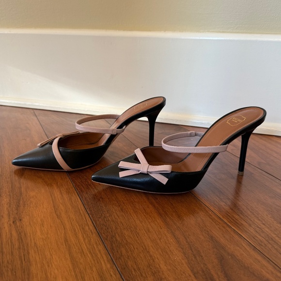 Malone Souliers leather mule with bow detail, sz 38 - Picture 3 of 12